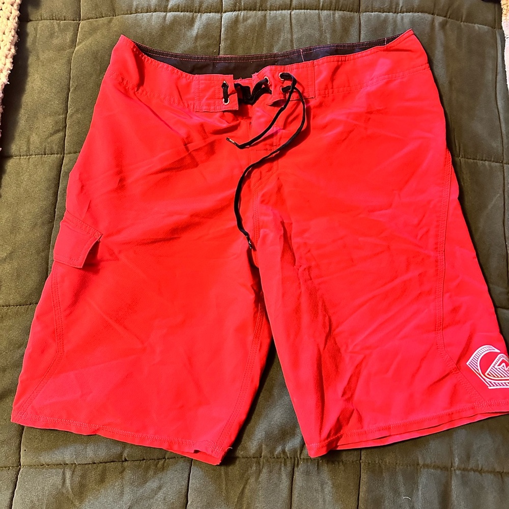 Quiksilver Men's Bold Red Board Shorts